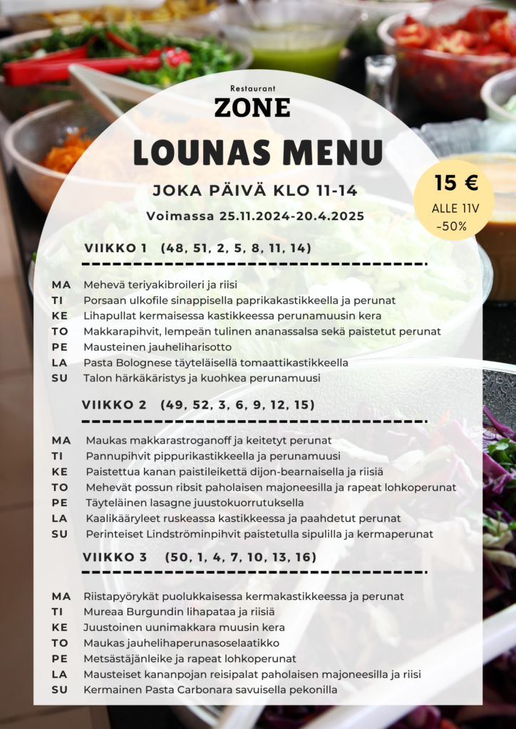 Lounas buffet Rukalla