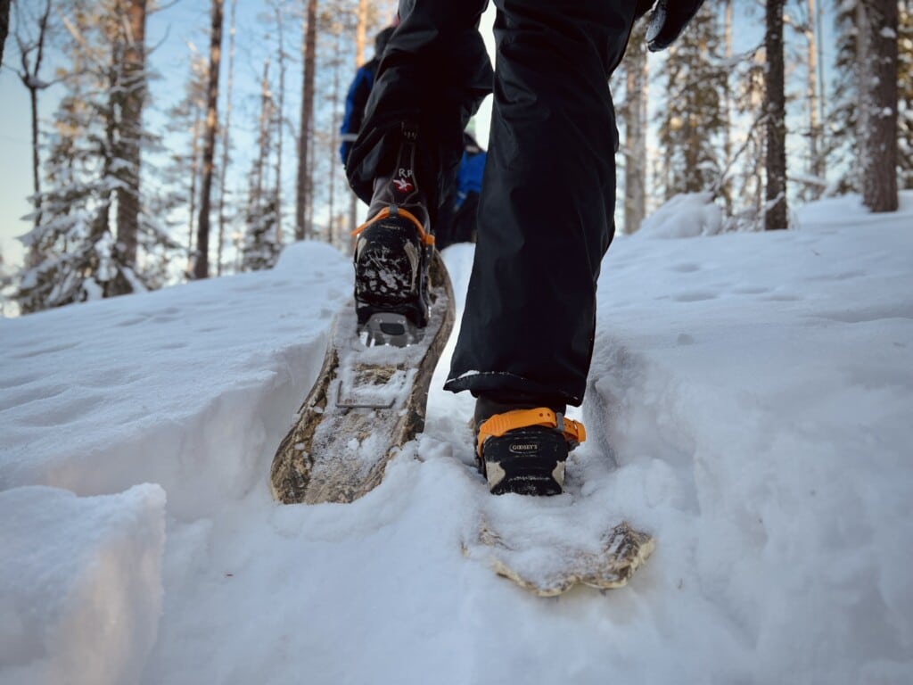 Snowshoe hike in Ruka